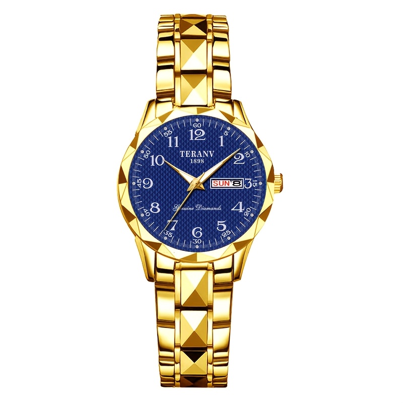 Rectangular Digital Dial Alloy Watch with Women's Strap